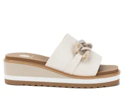 Women's Yellow Box Alora Wedge Sandals