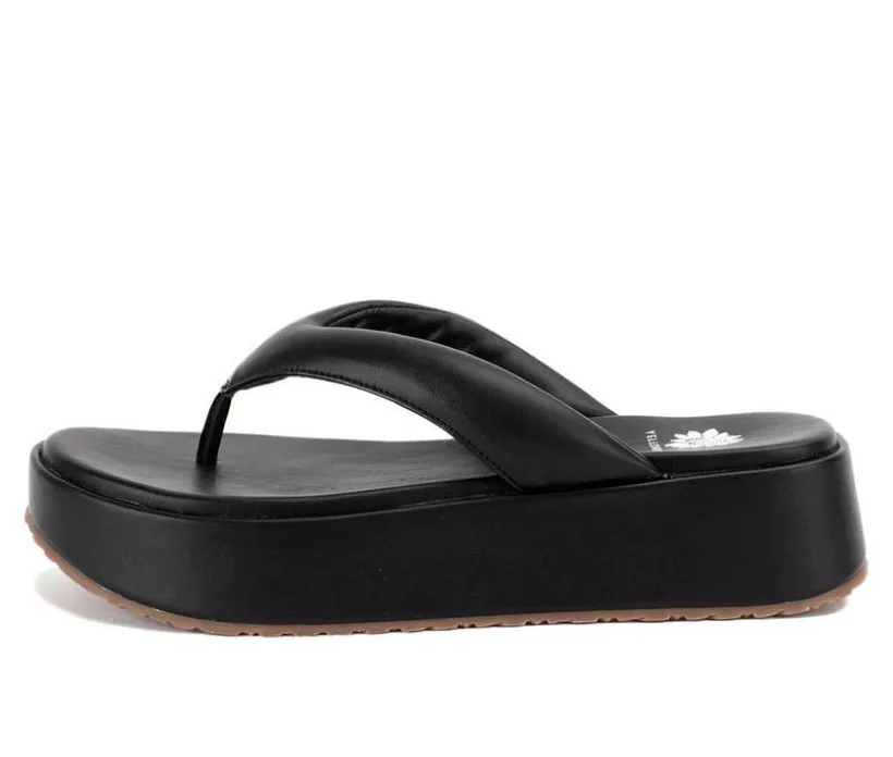 Women's Yellow Box Asbury Platform Flip-Flops