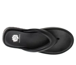Women's Yellow Box Asbury Platform Flip-Flops