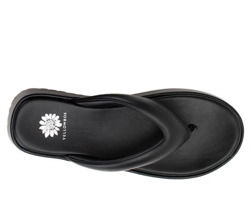 Women's Yellow Box Asbury Platform Flip-Flops