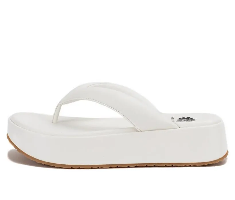 Women's Yellow Box Asbury Platform Flip-Flops