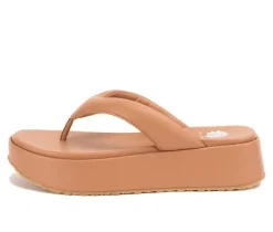 Women's Yellow Box Asbury Platform Flip-Flops