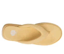 Women's Yellow Box Asbury Platform Flip-Flops