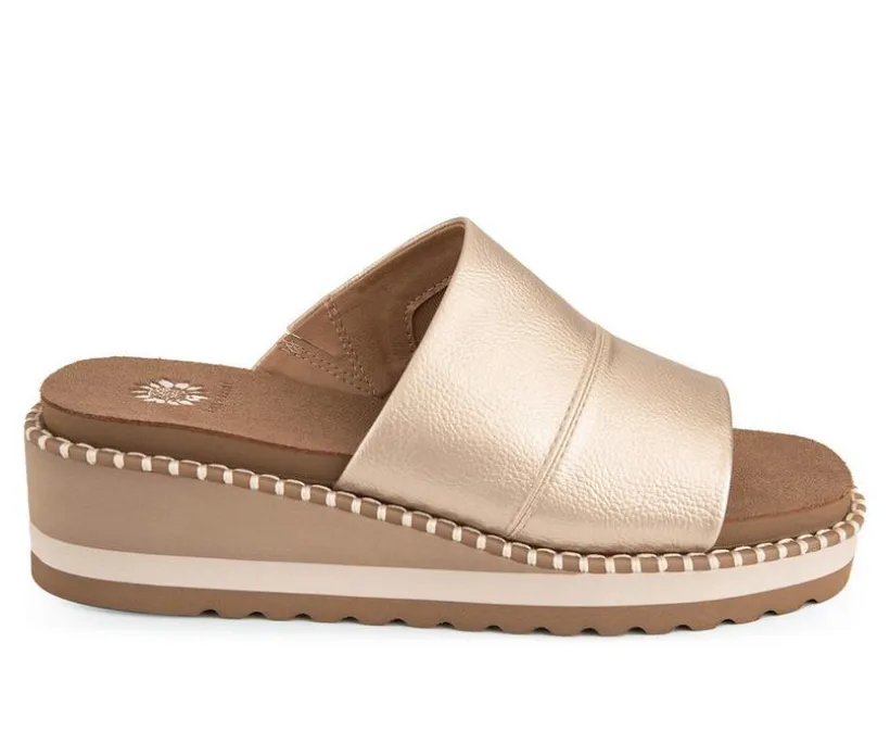 Women's Yellow Box Ayama Wedge Sandals