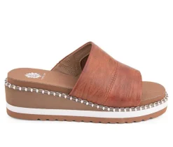 Women's Yellow Box Ayama Wedge Sandals