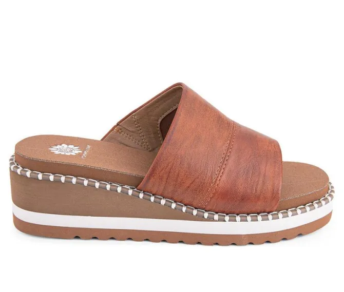 Women's Yellow Box Ayama Wedge Sandals