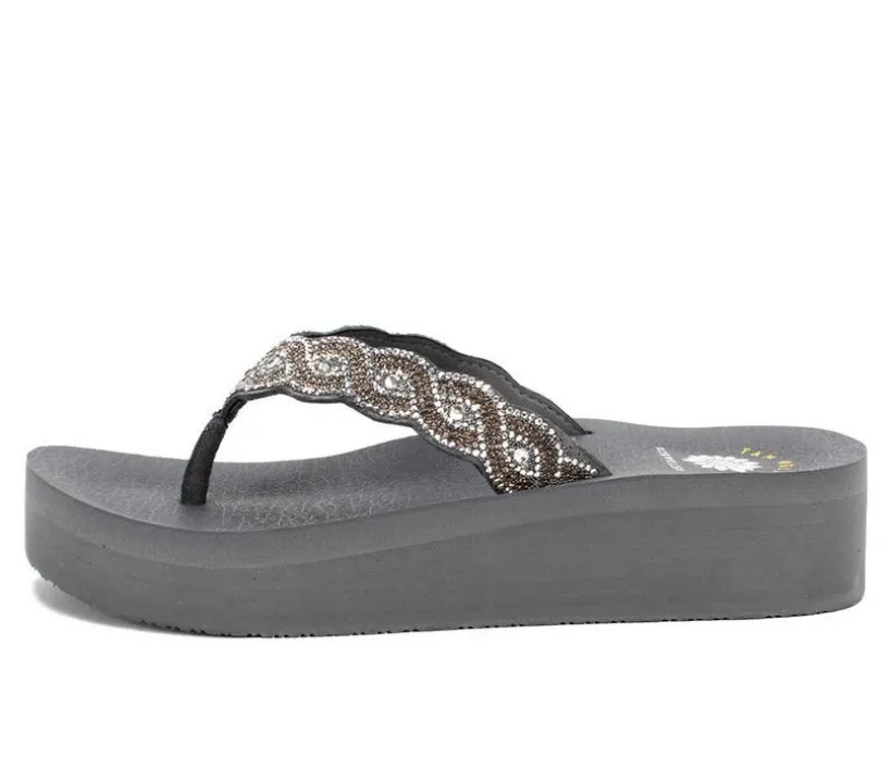 Women's Yellow Box Barbara Platform Flip-Flops
