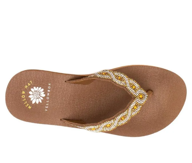 Women's Yellow Box Barbara Platform Flip-Flops