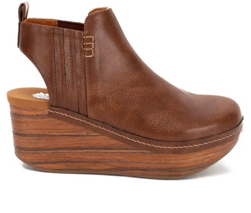 Women's Yellow Box Barty Wedge Clogs