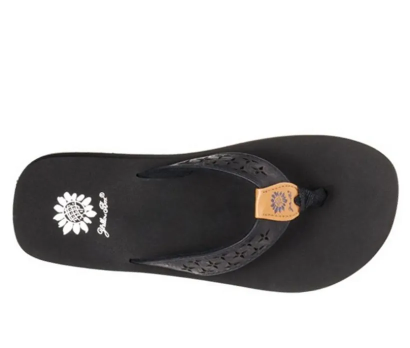 Women's Yellow Box Benji Flip-Flops