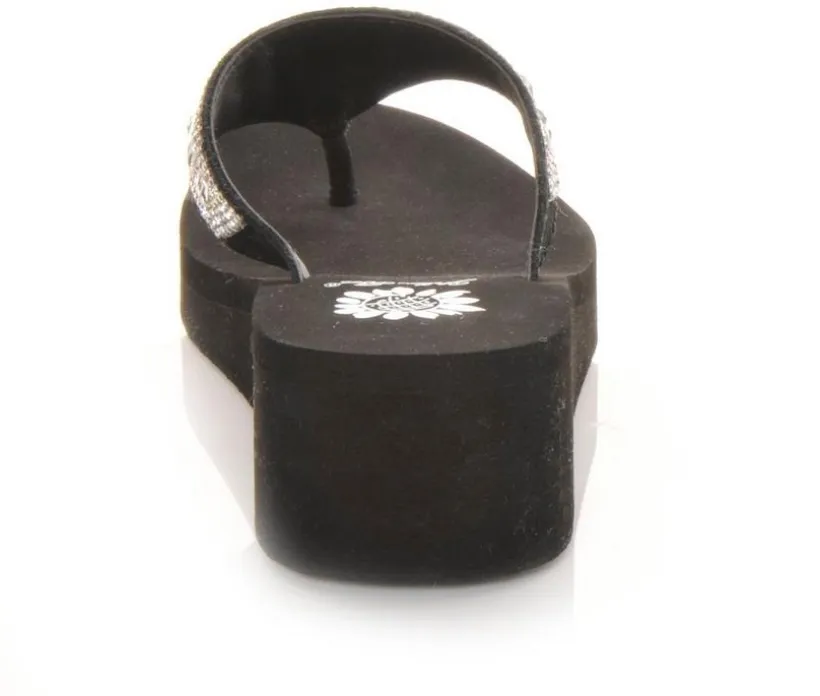 Women's Yellow Box Birder Wedge Flip-Flops