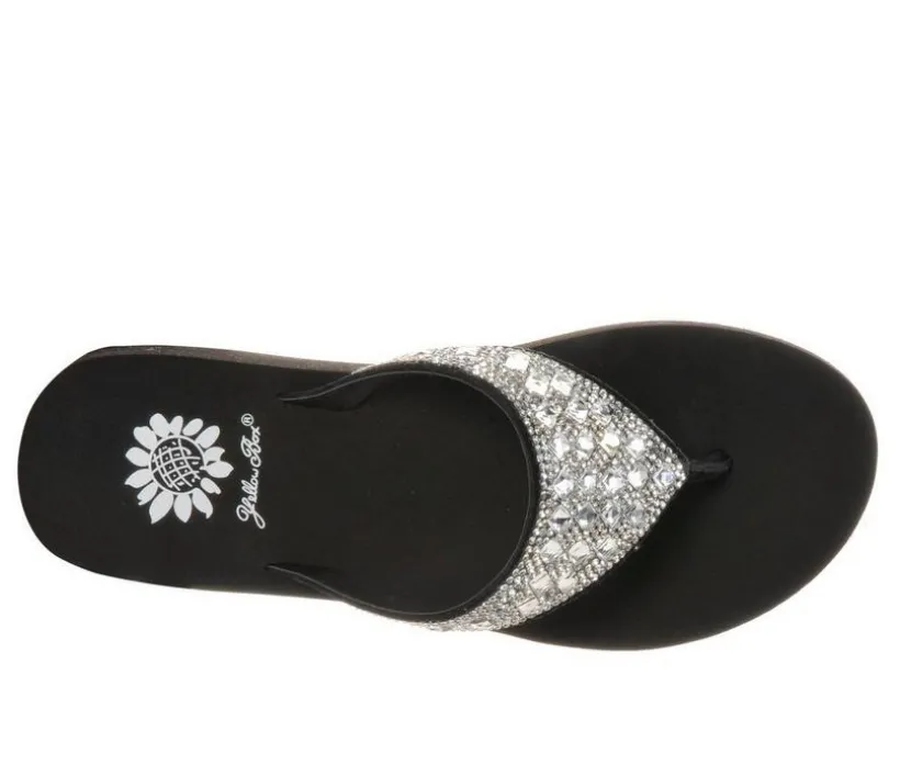 Women's Yellow Box Birder Wedge Flip-Flops