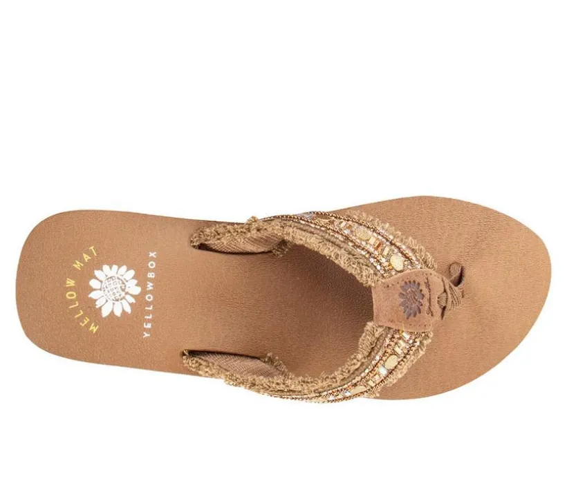 Women's Yellow Box Caileen Flip-Flops