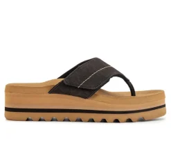Women's Yellow Box Calica Heeled Flip-Flops