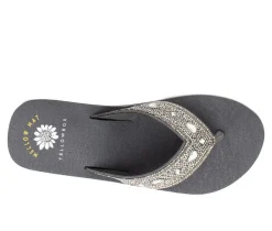 Women's Yellow Box Cathy Flip-Flops
