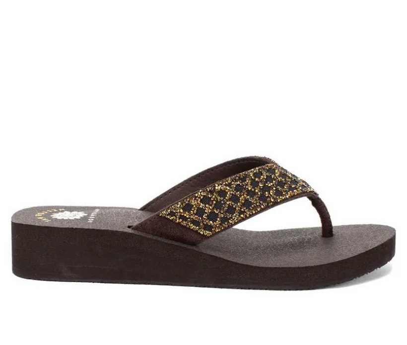 Women's Yellow Box Cesky Flip-Flops