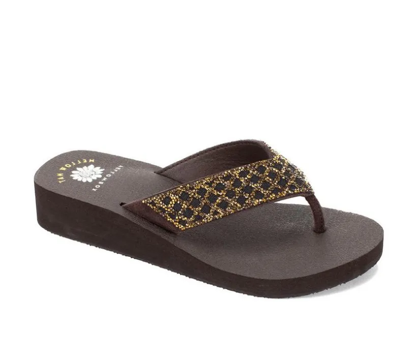 Women's Yellow Box Cesky Flip-Flops