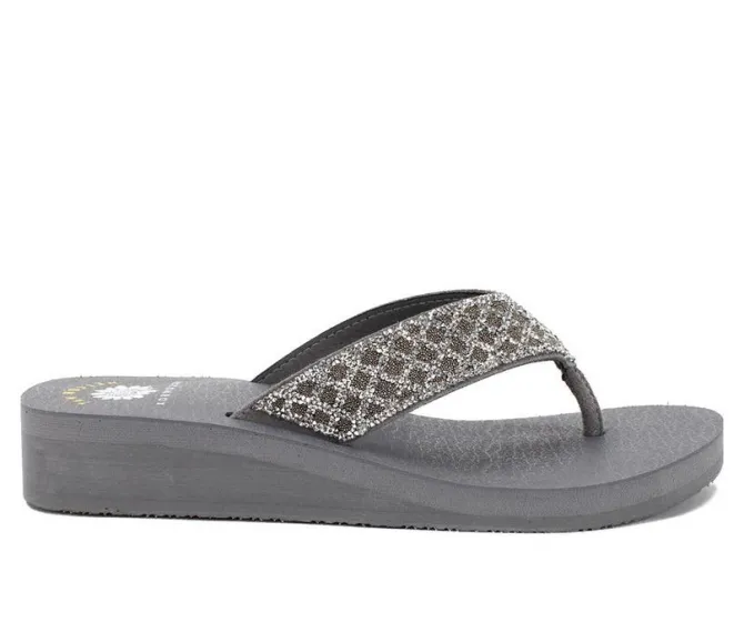 Women's Yellow Box Cesky Flip-Flops