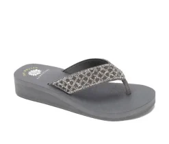 Women's Yellow Box Cesky Flip-Flops