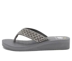 Women's Yellow Box Cesky Flip-Flops