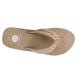 Women's Yellow Box Charlton Flip-Flops