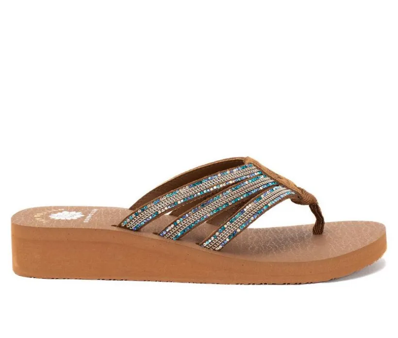 Women's Yellow Box Chelsea Flip-Flops