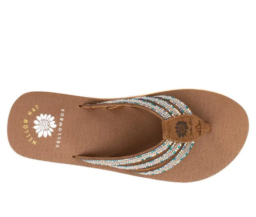 Women's Yellow Box Chelsea Flip-Flops