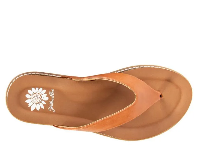 Women's Yellow Box Cielo Flip-Flops