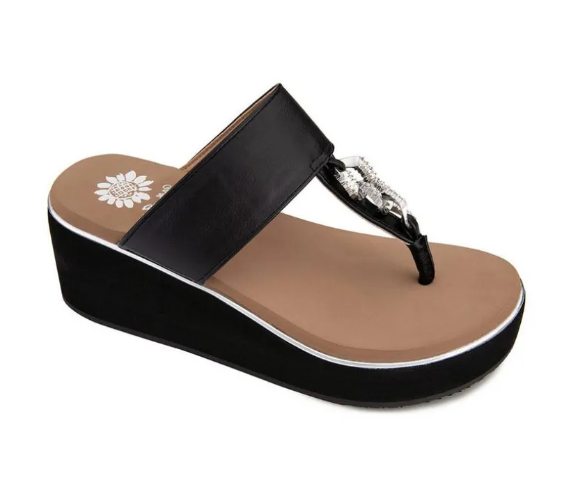 Women's Yellow Box Darcy Flip-Flops