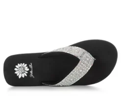 Women's Yellow Box Darlene Wedge Flip-Flops