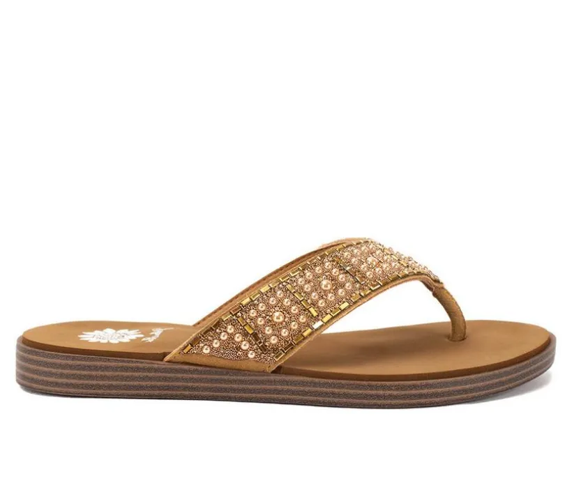 Women's Yellow Box Delana Flip-Flops