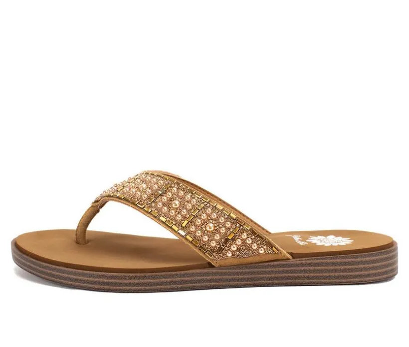Women's Yellow Box Delana Flip-Flops