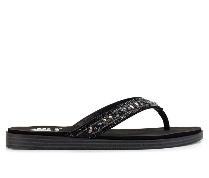Women's Yellow Box Deming Flip-Flops