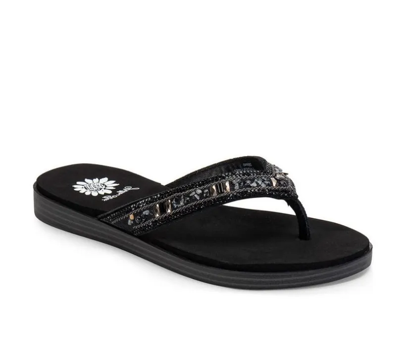 Women's Yellow Box Deming Flip-Flops