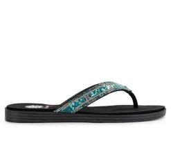 Women's Yellow Box Deming Flip-Flops