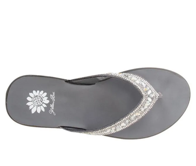 Women's Yellow Box Deming Flip-Flops