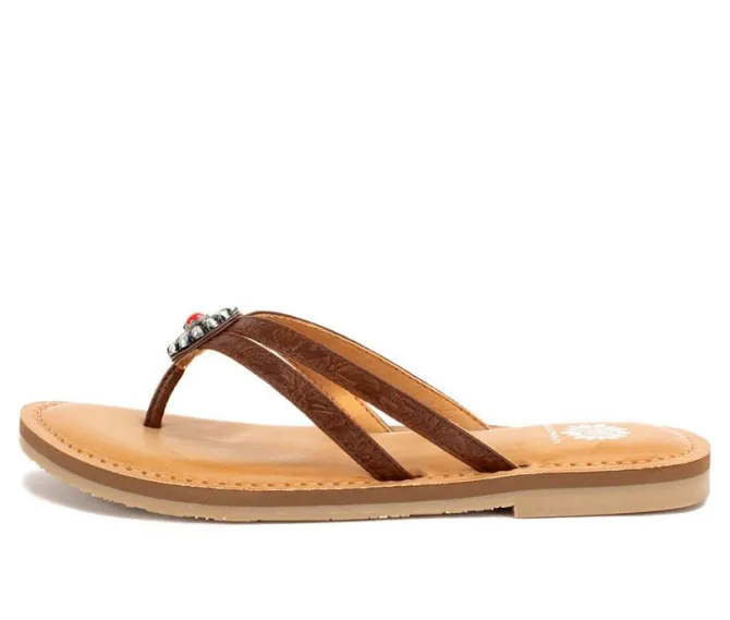 Women's Yellow Box Diggins Flip-Flops