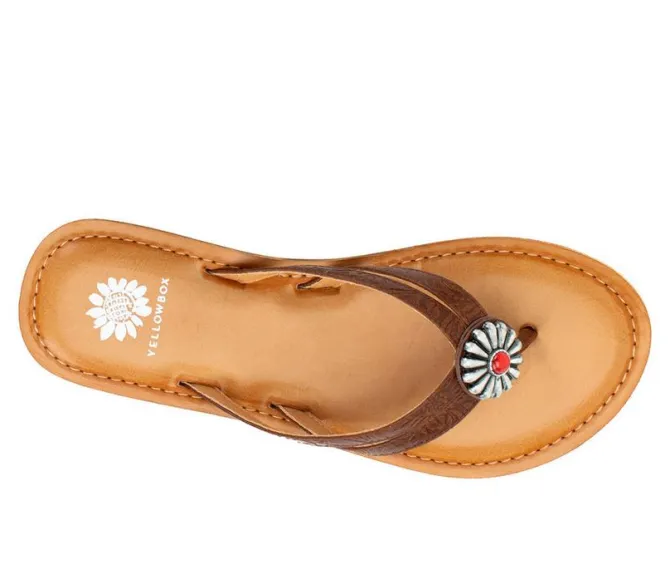Women's Yellow Box Diggins Flip-Flops