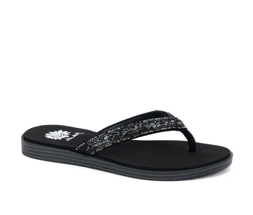 Women's Yellow Box Diyah Flip-Flops