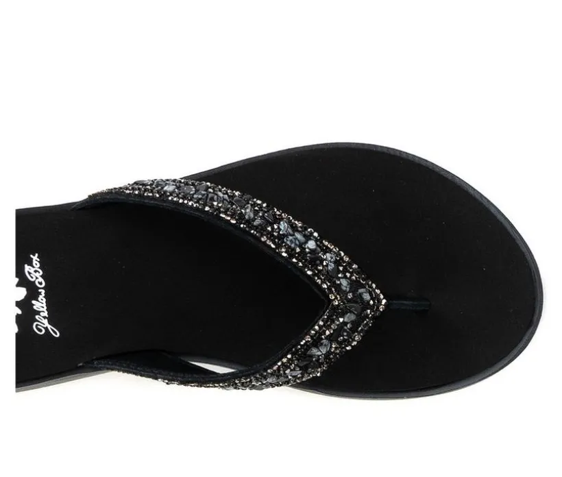 Women's Yellow Box Diyah Flip-Flops
