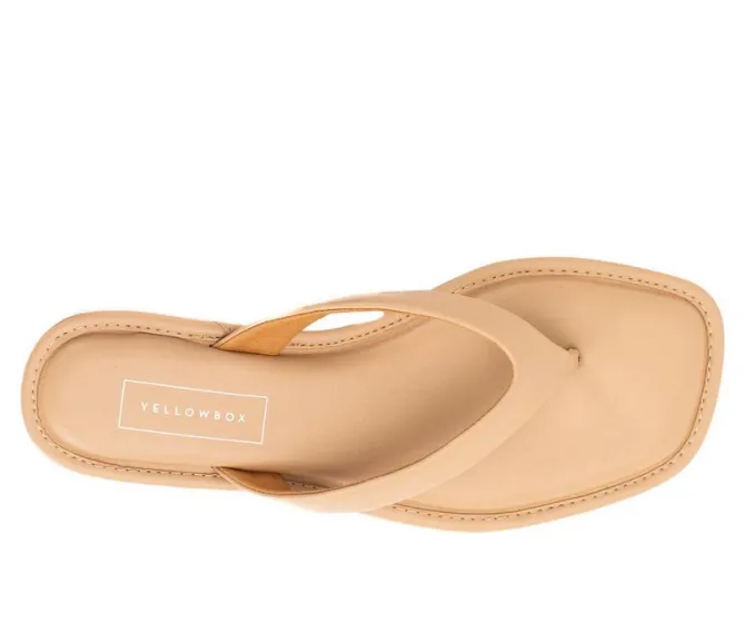 Women's Yellow Box Durham Flip-Flops