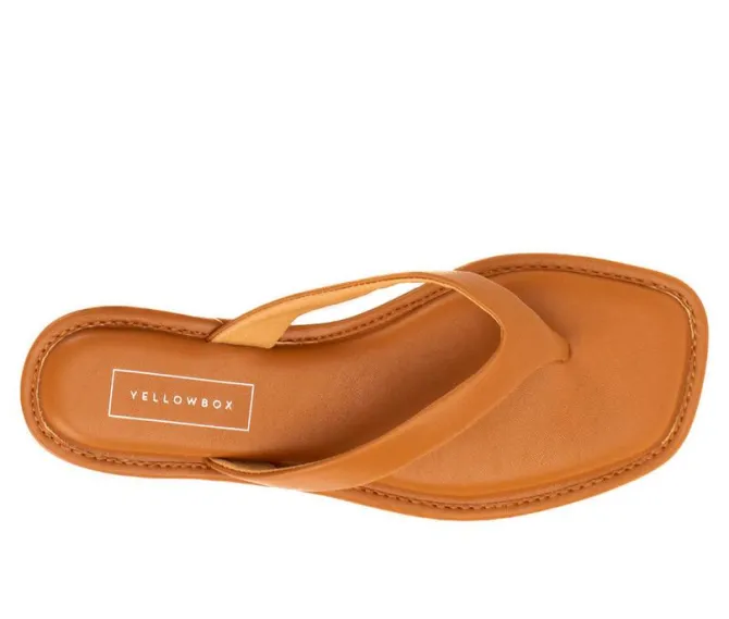 Women's Yellow Box Durham Flip-Flops