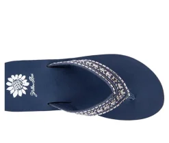 Women's Yellow Box Emmil Flip-Flops