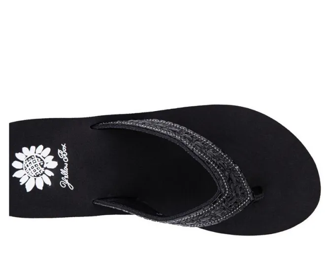 Women's Yellow Box Emmil Flip-Flops