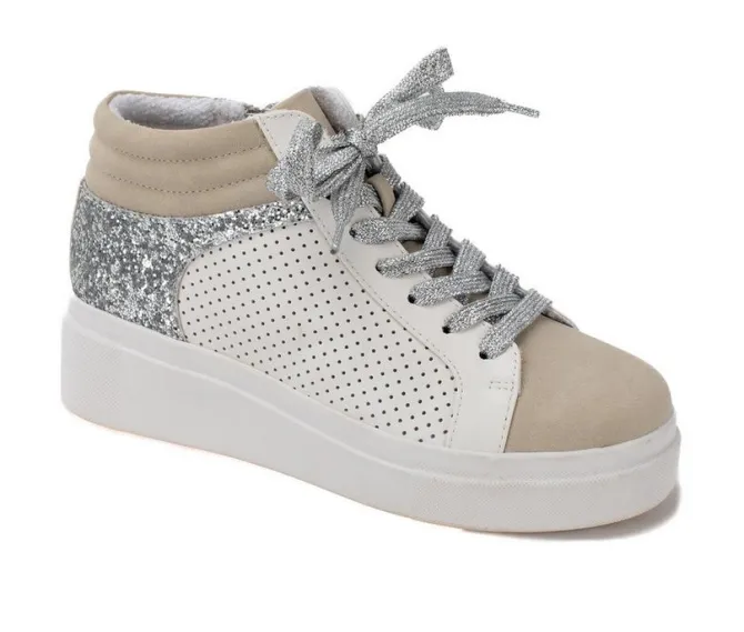 Women's Yellow Box Espaloma High Top Fashion Sneakers