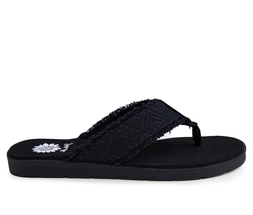Women's Yellow Box Faddy Flip-Flops
