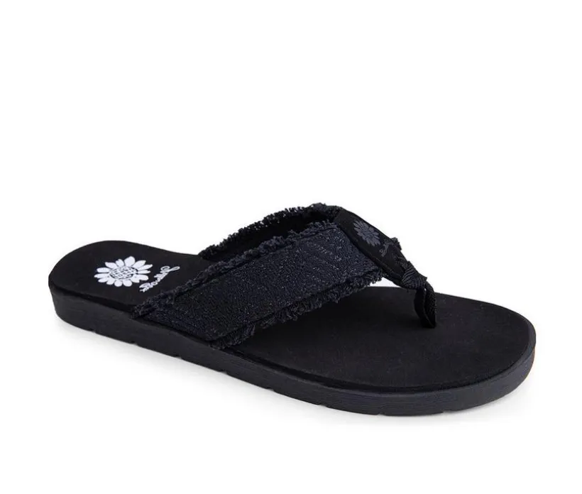 Women's Yellow Box Faddy Flip-Flops