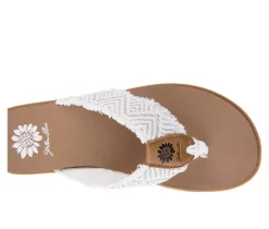 Women's Yellow Box Faddy Flip-Flops