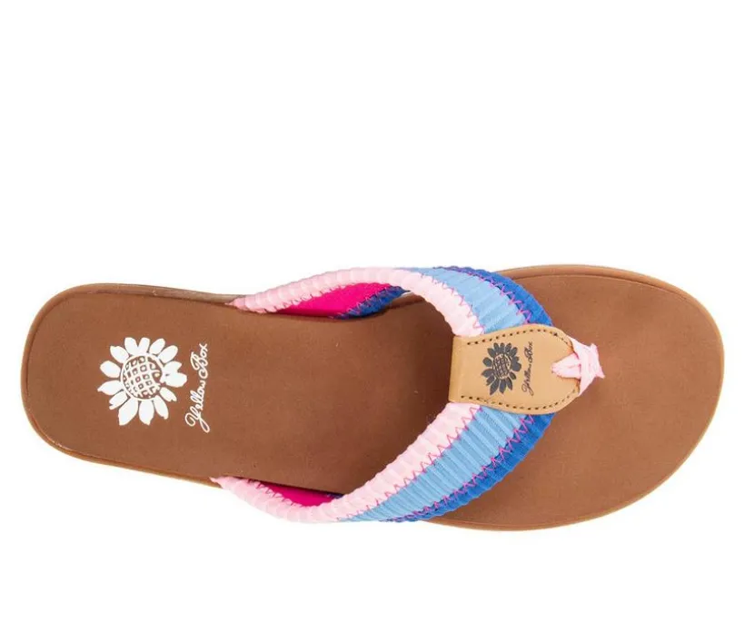 Women's Yellow Box Fahad Flip-Flops