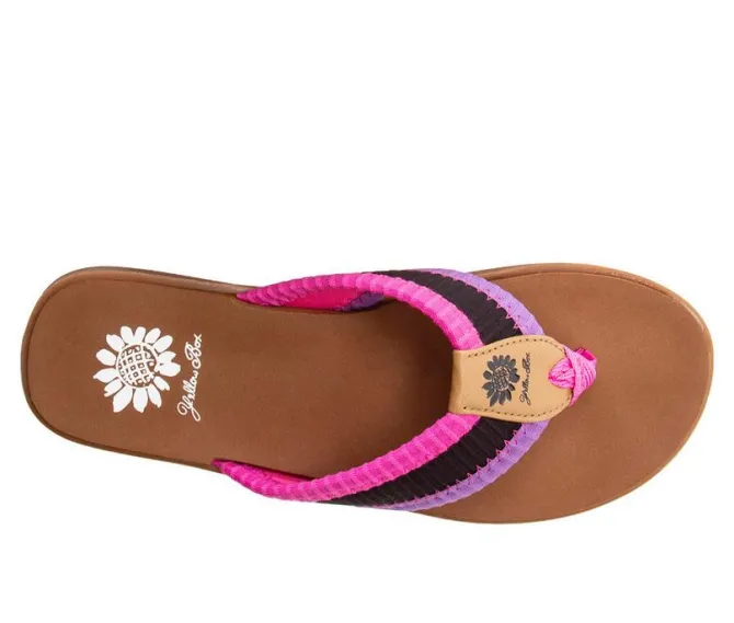 Women's Yellow Box Fahad Flip-Flops